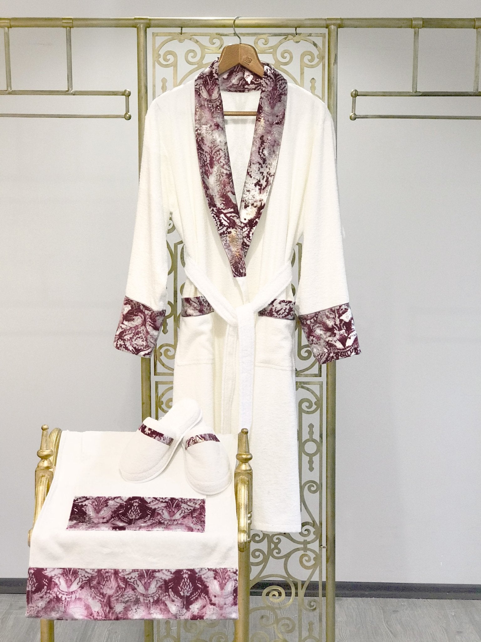 Women's Luxury Terry Robes & Gowns, Elegant, 100% Organic & Handmade