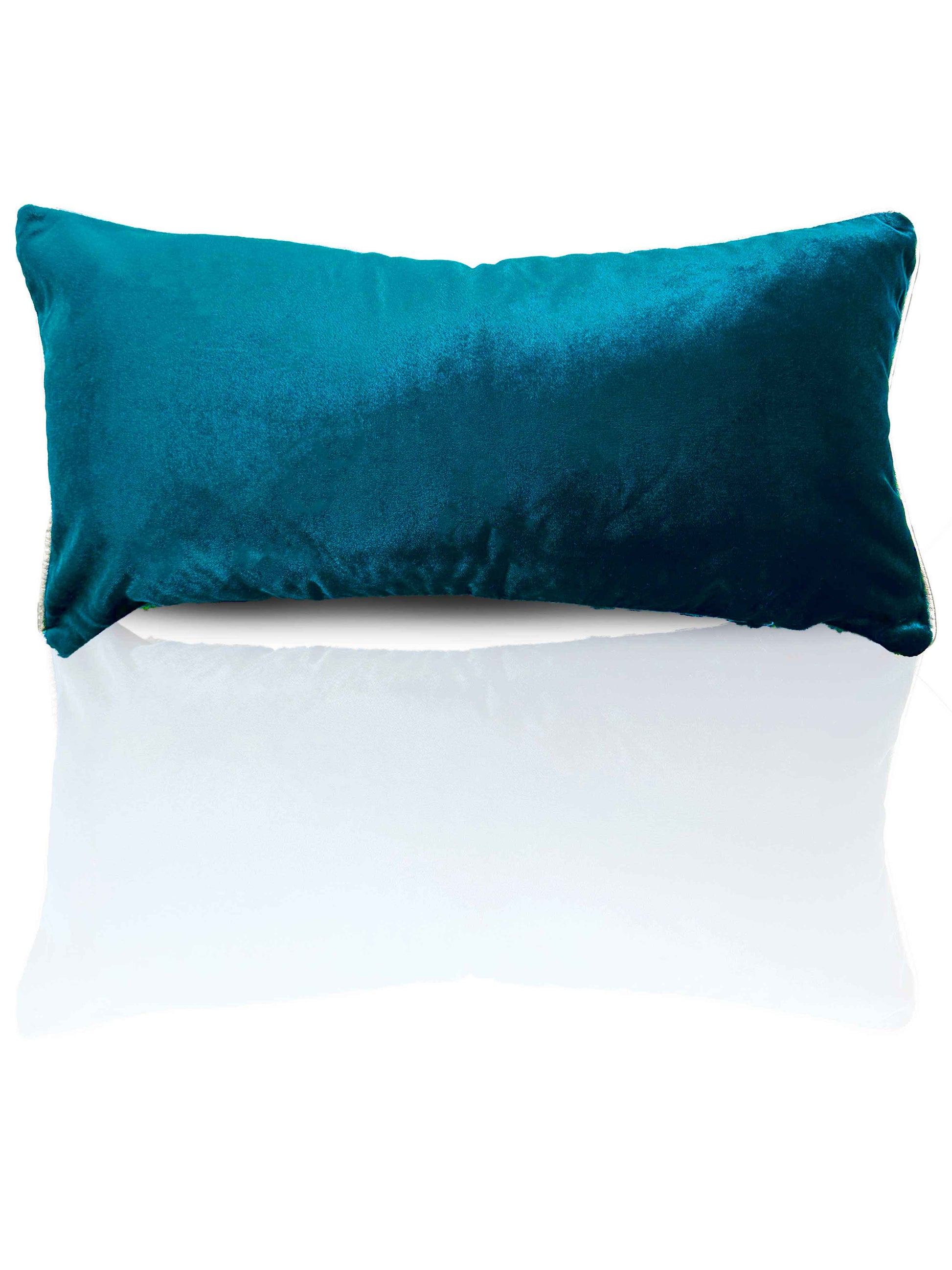 Helin Cushion Cover - Creative Home Designs Pillowcases, Turkish Throw Pillows & Shams, Petrol Blue Jacquard Pattern Sham,CC-CH-HLN-PBlu-1S1R,CC-CH-HLN-PBlu-2S,CC-CH-HLN-PBlu-2R,CC-CH-HLN-PBlu-2S1R