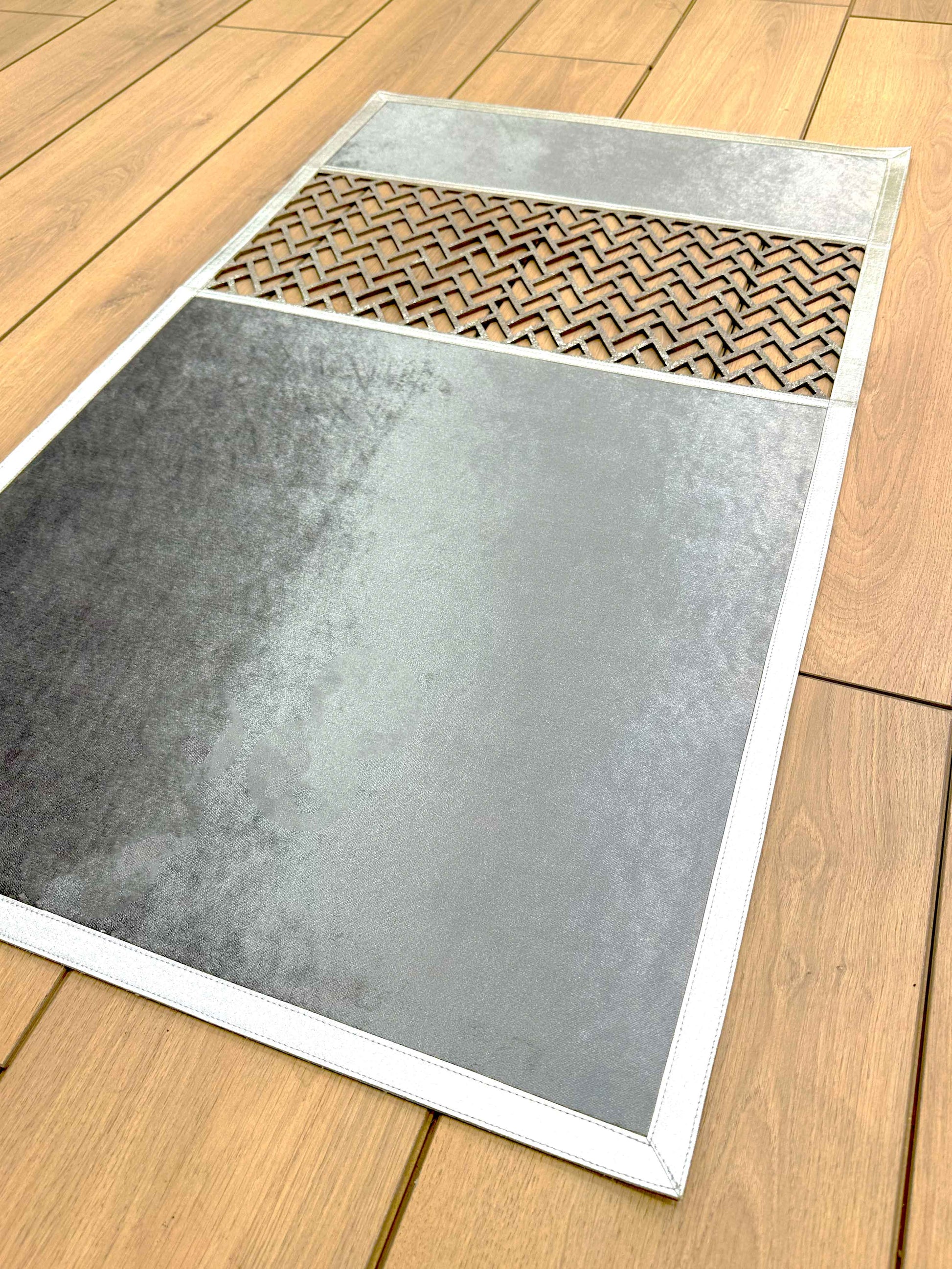 Tilbe Grey Color Rectangular Rug - Creative Home Designs Luxury Carpets, Geometric Modern Cut Through Cut Out Style Turkish Mat,RUG-TLBE-Gr-4060,RUG-TLBE-Gr-60100,RUG-TLBE-Gr-70120,RUG-TLBE-Gr-85137,RUG-TLBE-Gr-121182