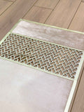 Tilbe Gold Color Rectangular Rug - Creative Home Designs Luxury Carpets, Geometric Modern Cut Through Cut Out Style Turkish Mat,RUG-TLBE-Go-4060,RUG-TLBE-Go-60100,RUG-TLBE-Go-70120,RUG-TLBE-Go-85137,RUG-TLBE-Go-121182