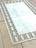 Emel Geometric Luxury Foiled Rug by Creative Home, Modern Style Cut Out Carpet, Non Slip Mat,RUG-EMEL-Go-4060,RUG-EMEL-Go-60100,RUG-EMEL-Go-70120,RUG-EMEL-Go-85137,RUG-EMEL-Go-121182,RUG-EMEL-Go-152243,RUG-EMEL-Go-182274