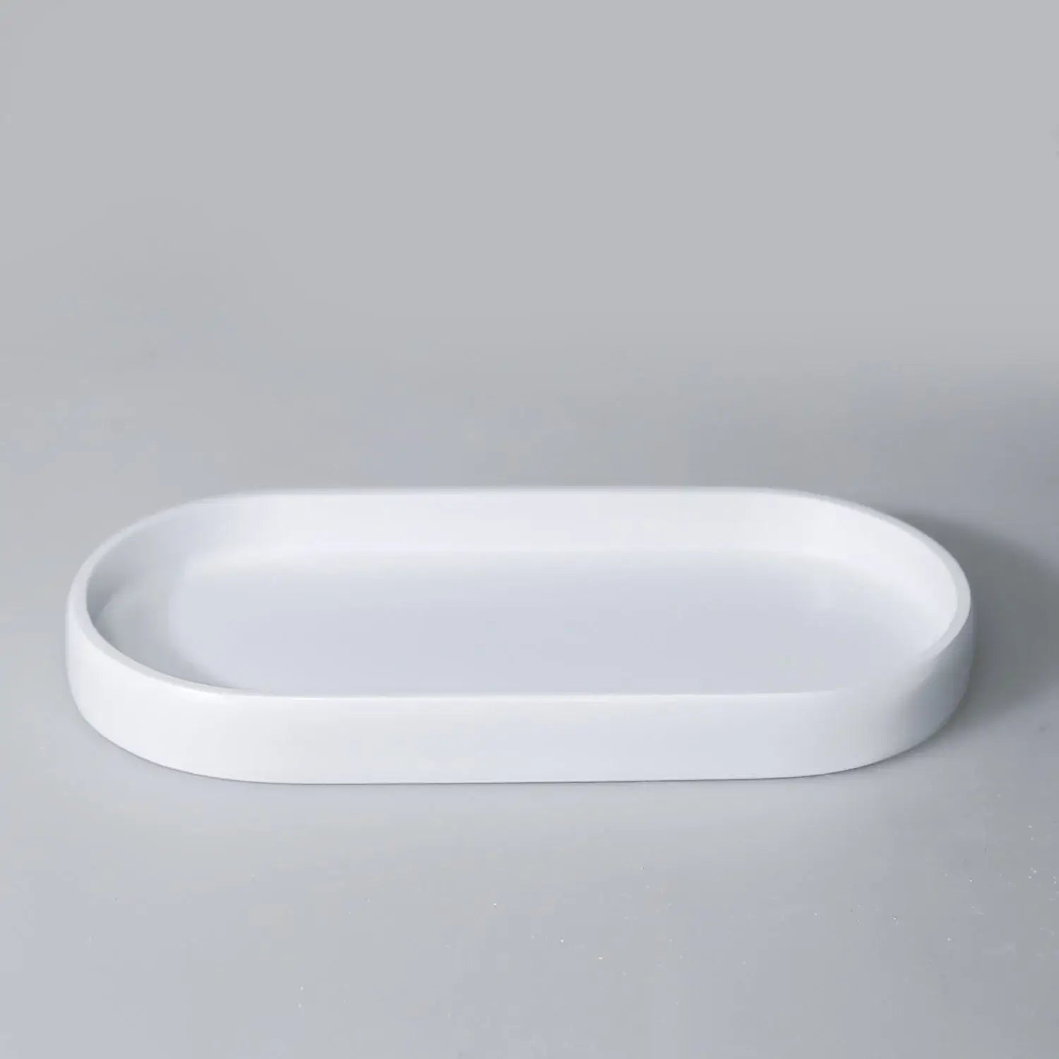 Ebru White Color 5 Piece Bathroom Accessory Set, Luxury Resin Modern Bath Decor by Creative Home,BAS-SLM-EBRU-W