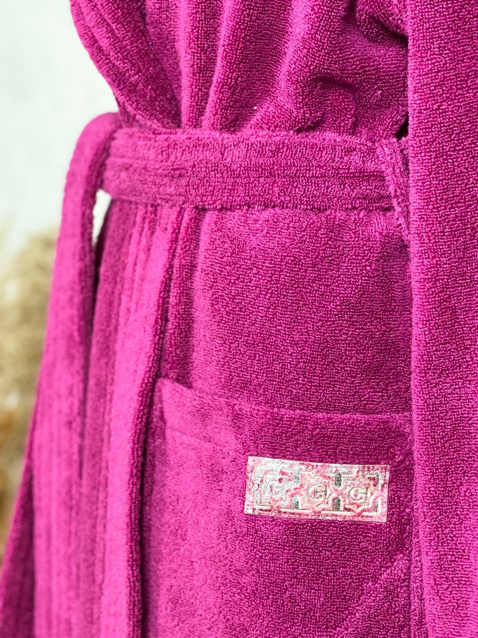 Akay Women's Pink Hooded Bathrobe, Best Luxury Micro Cotton Soft Turkish Robe Gown by Creative Home,BRW-HRSN-AK-S,BRW-HRSN-AK-M,BRW-HRSN-AK-L,BRW-HRSN-AK-XL,BRW-HRSN-AK-XXL