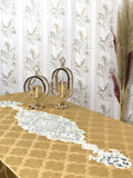 Demet Tablecloth Mustard - creativehome-designs