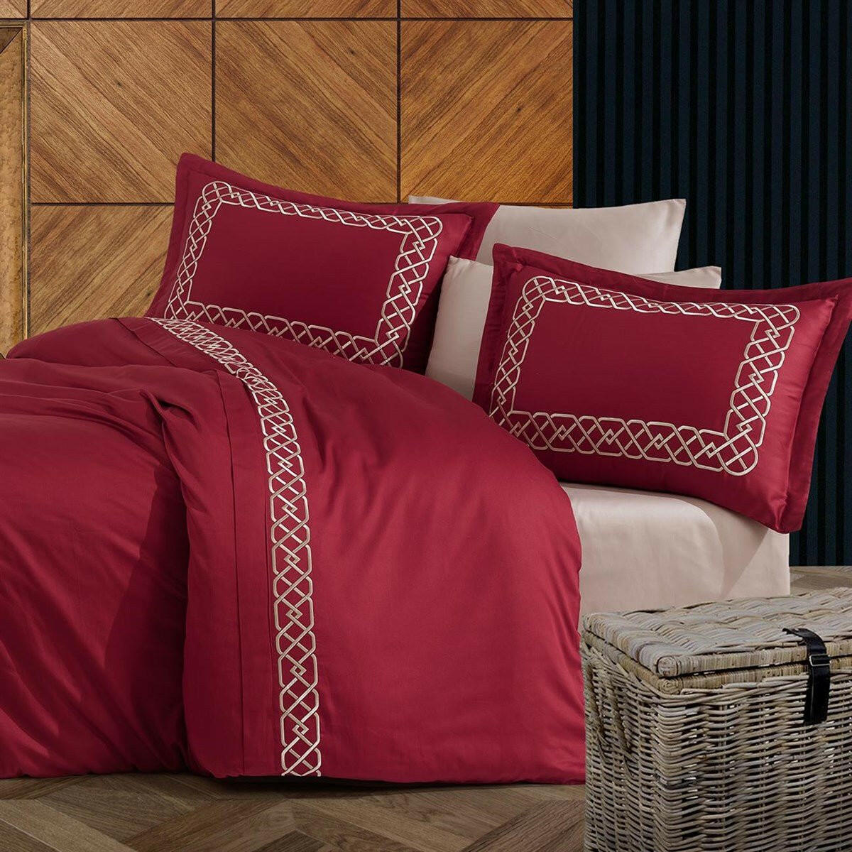 Burgundy Bed Covers