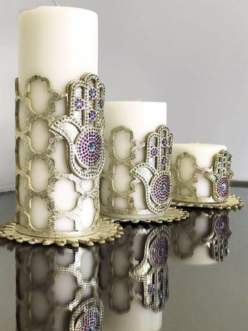 Hamsa Candle Set - creativehome-designs