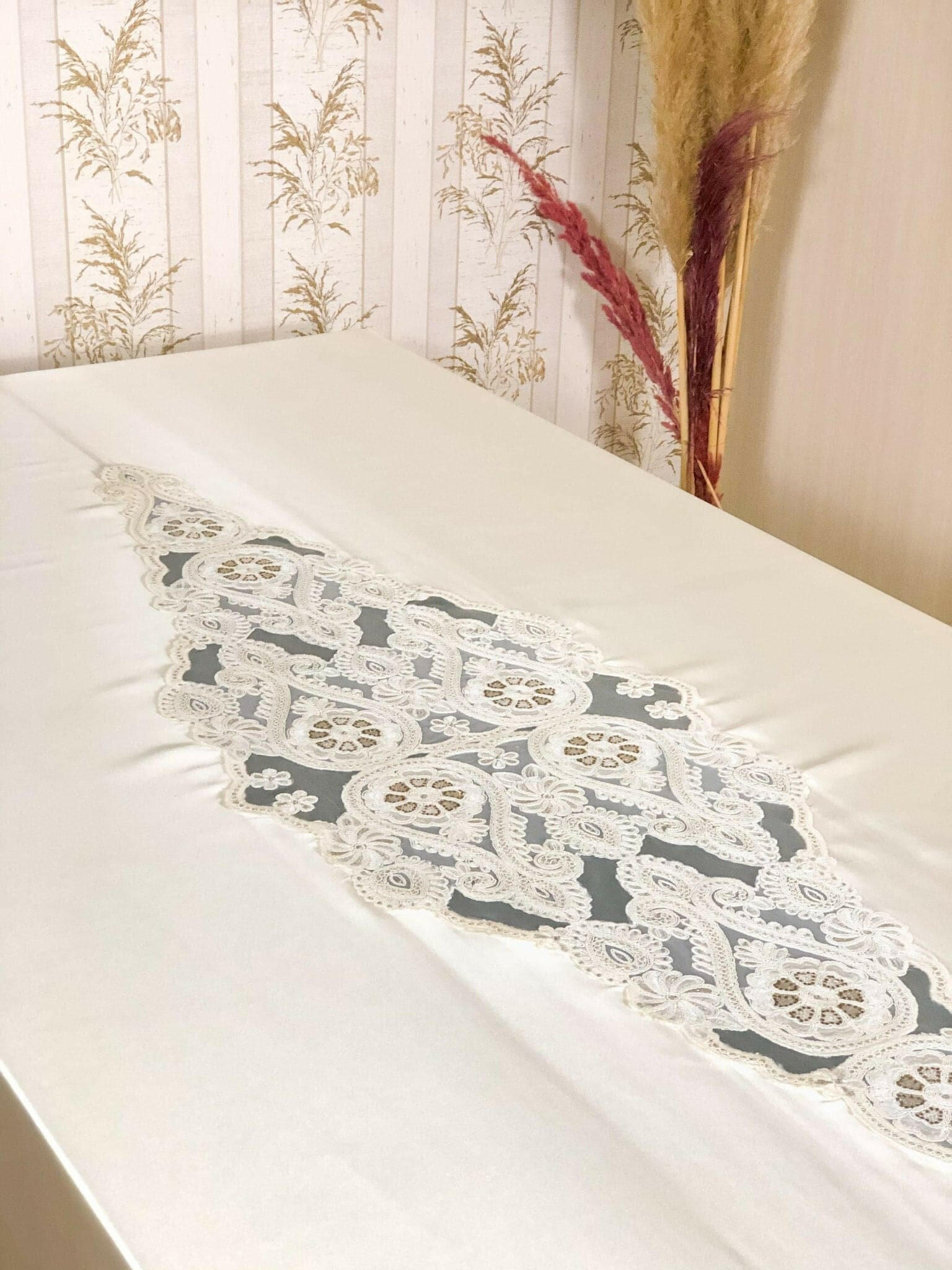 Inci Cream Tablecloth - creativehome-designsTablecloths