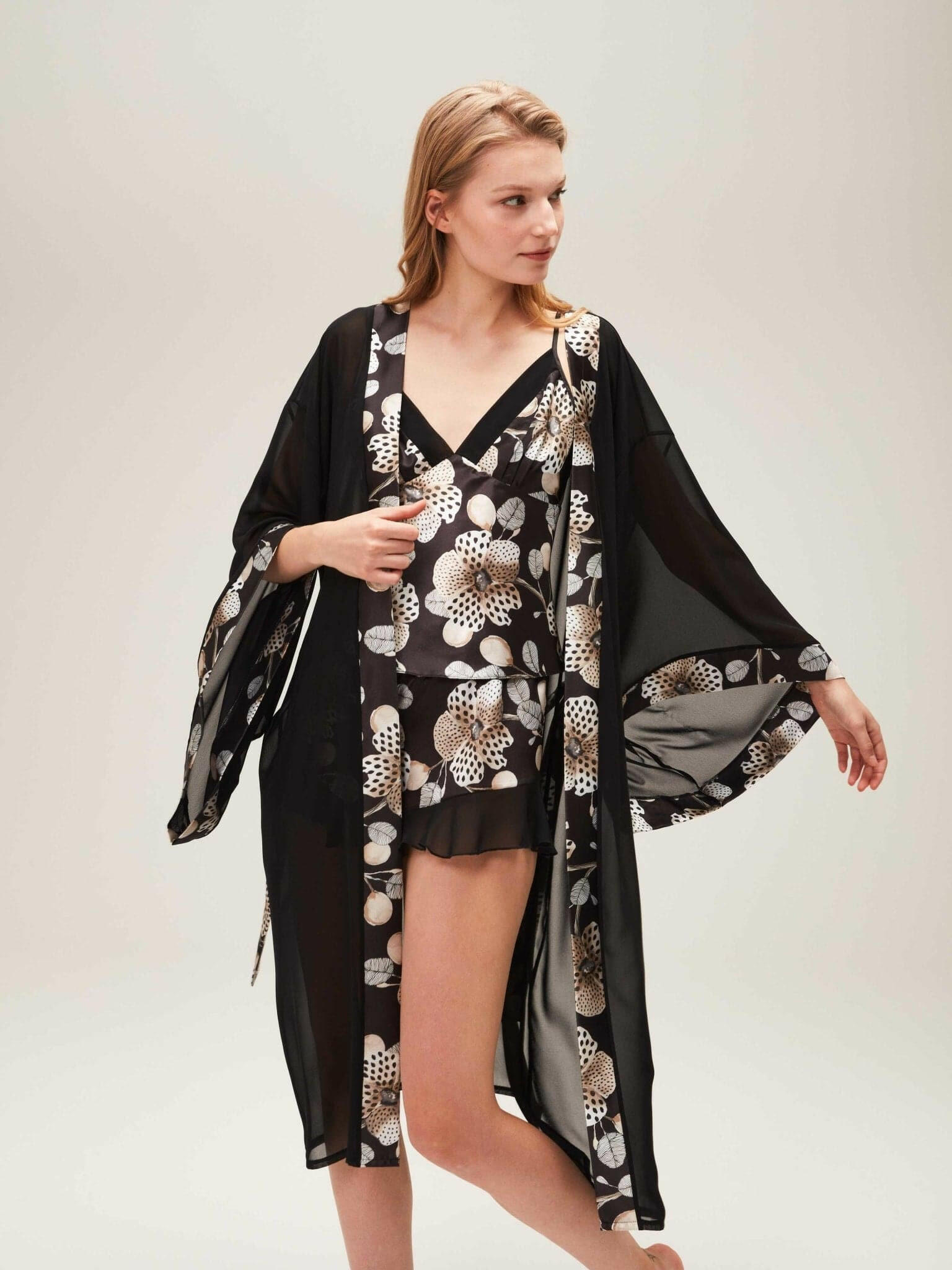Jena Pajama & Gown Complete Set - creativehome-designsPajamas