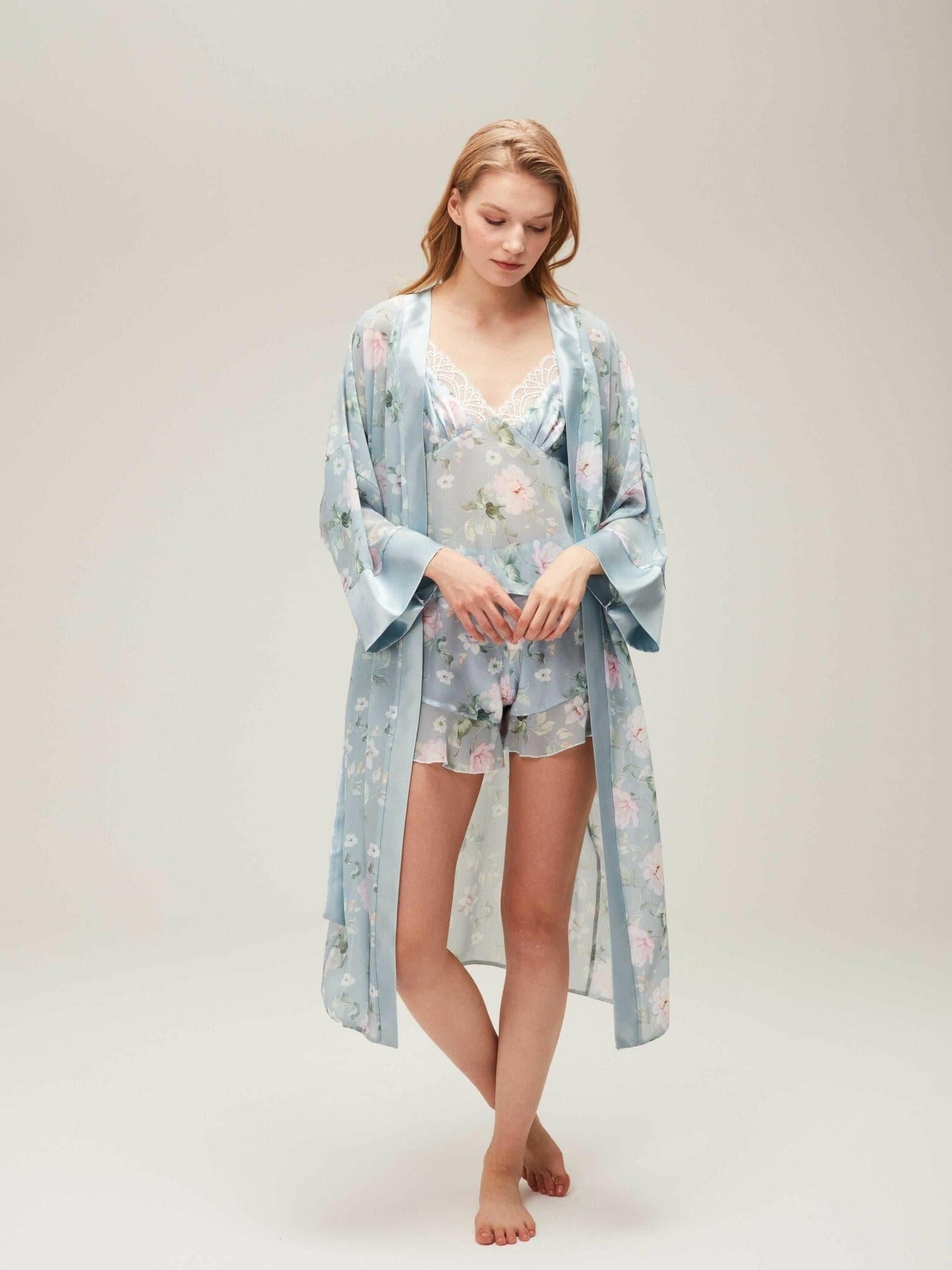 Liva Pajama & Gown Complete Set - creativehome-designsPajamas