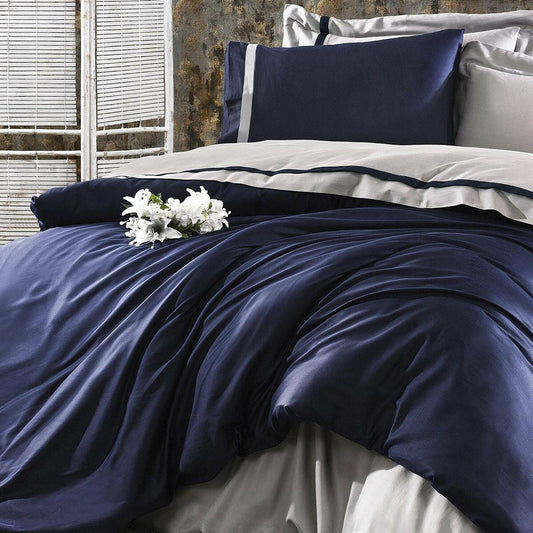 Mira Night Blue - Luxury Duvet Cover Set - Creative HomeDuvet Covers