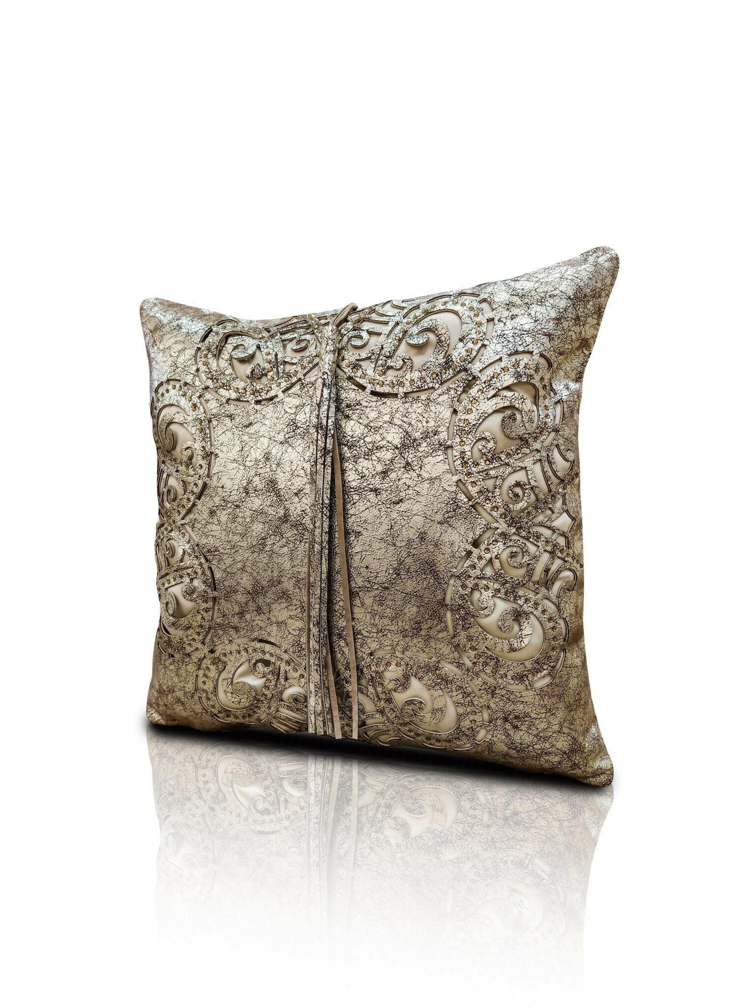 Sahra Curly Design Pattern Throw Pillowcase, Top Cushion Cover & Sham