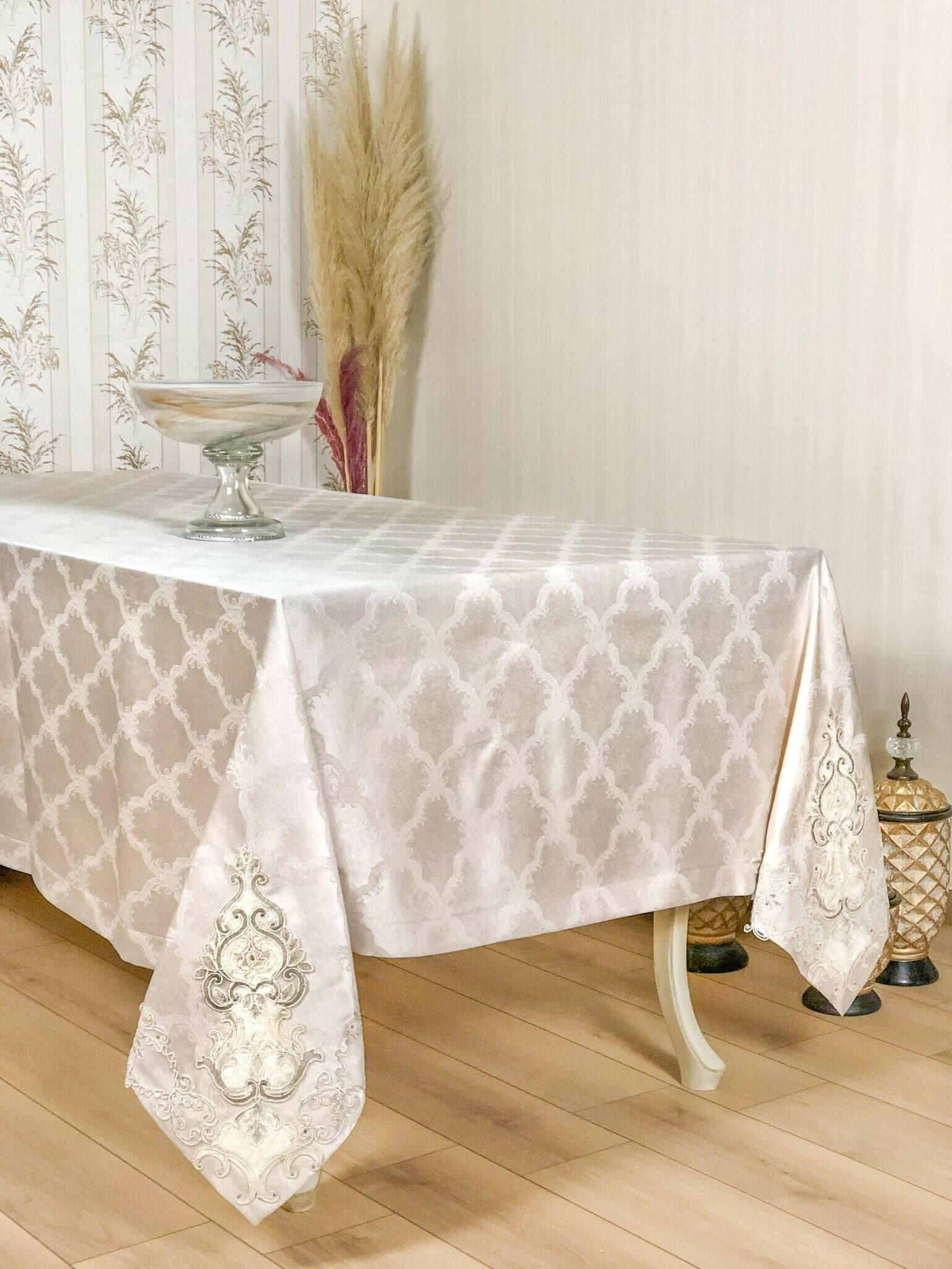 Serra Powder Pink Tablecloth - creativehome-designsTablecloths