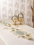 Yesim Cream Tablecloth - creativehome-designsTablecloths